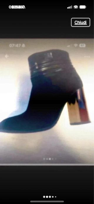 Stivaletti Laura Biagiotti Pelle Neri NUOVI