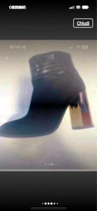 Stivaletti Laura Biagiotti Pelle Neri NUOVI