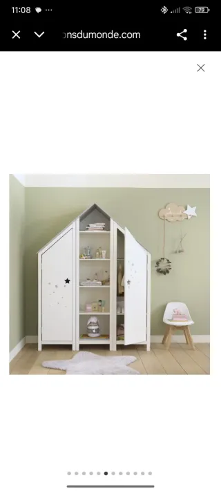 Armario casita madera Maisons du Monde
