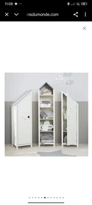 Armario casita madera Maisons du Monde