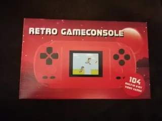 Console portatile retrò 104 games