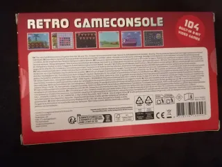 Console portatile retrò 104 games