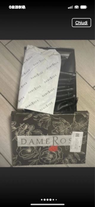 Stivaletti Dame Rose con coulisse