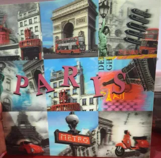 Cuadro Lenticular París