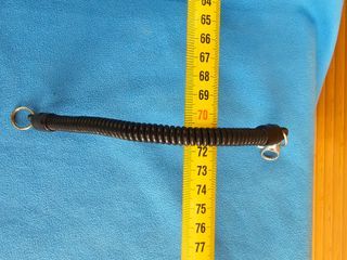 Portachiavi elastico retrattile con clip