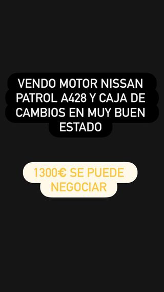 Motor y Caja Nissan Patrol A428