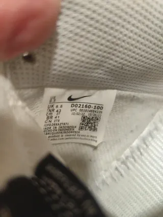 Tenis Nike Gris y Blanco