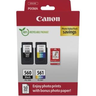 Pack Cartuchos Tinta Canon PG-560 CL-561. original