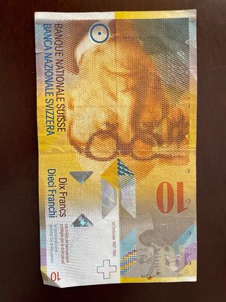 10 Franchi Svizzeri Fuori Corso