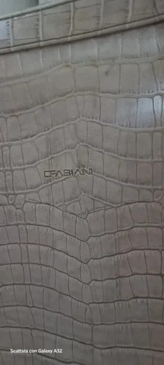 Borsa C. Fabiani Ecopelle tortora