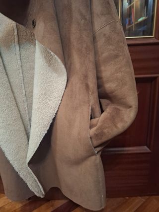 Chaquetón ante marrón con borreguillo