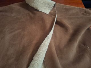 Chaquetón ante marrón con borreguillo