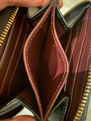 Portafoglio Chanel nero trapuntato