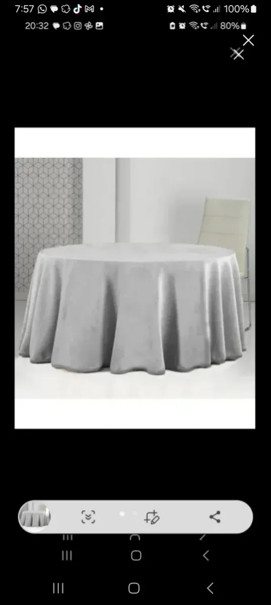 Falda Camilla Ovalada 120x90 Gris