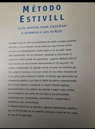 Método estivill: guía para dormir.