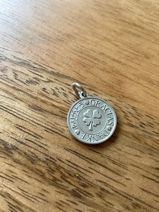 Ciondolo Dodo Moneta in Argento Grazie