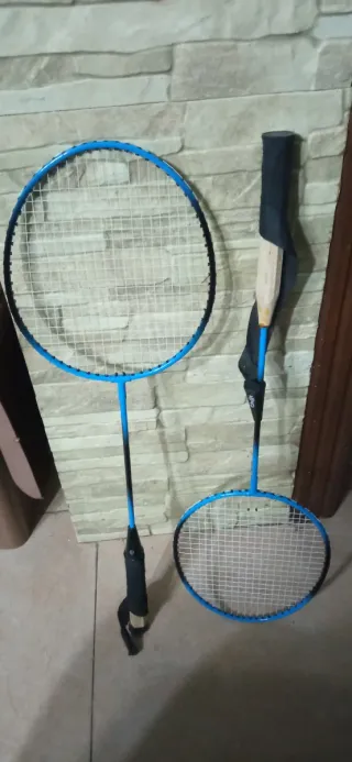 2 Raquetas de Bádminton y Pelota