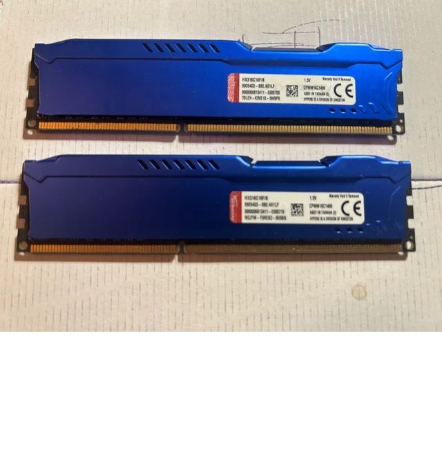 2x Kingston DDR3 RAM 16GB 1600MHz