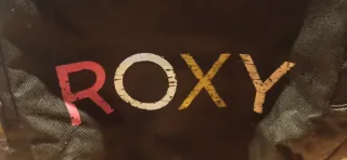 Mochila Roxy Negra con Logo Multicolor