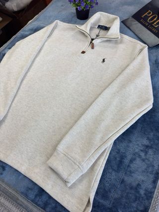 Polo Ralph Lauren Sudadera Media Cremallera L Beig