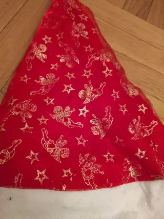 Gorro Papá Noel con trenzas