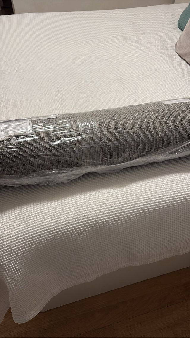 Tappeto Ikea grigio a pelo lungo