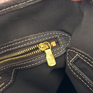 Borsa Louis Vuitton Mini Lin Bucket Marrone