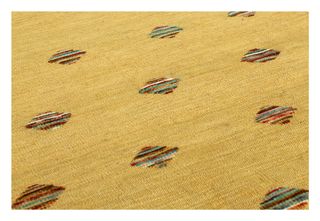 Kilim Ricamato Rilievo Tribale Lana Misura 145x103