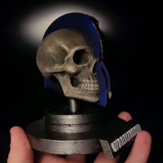 Estatua Cráneo Warhammer