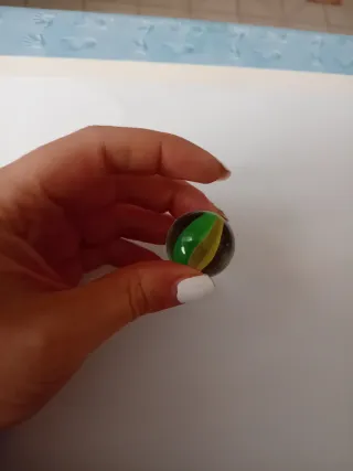 Biglia vetro anni 70 - 2,5cm