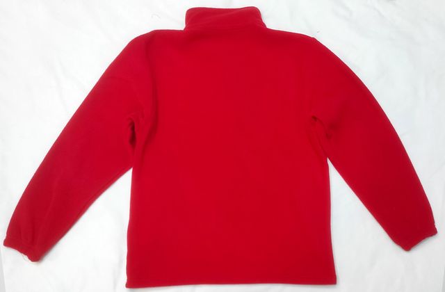 Chaqueta polar roja unisex talla S