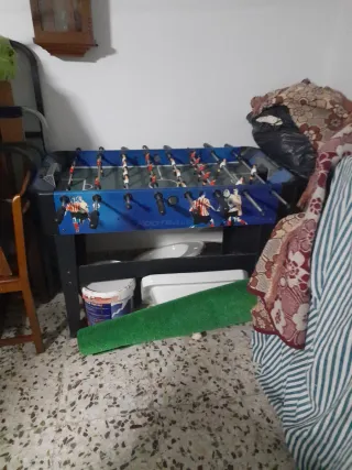 Futbolín de madera