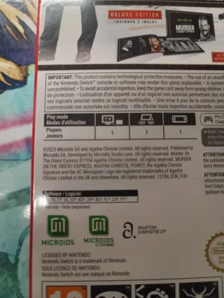 Murder On The Orient Express Switch Deluxe