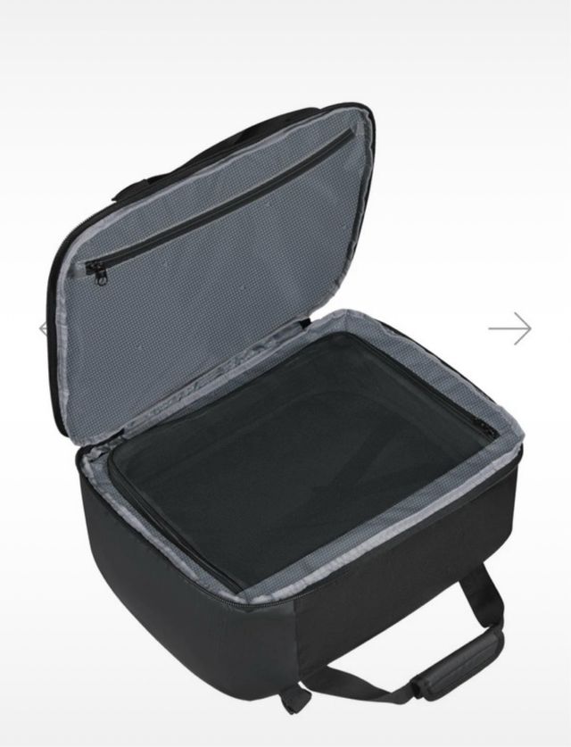 Mochila de viaje Samsonite negra