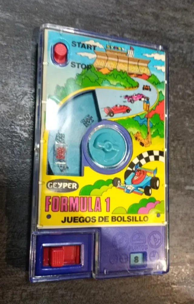 2 Juegos de Bolsillo Geyper Fórmula 1 (Sin cajas)