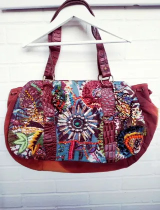 Bolso XL étnico multicolor