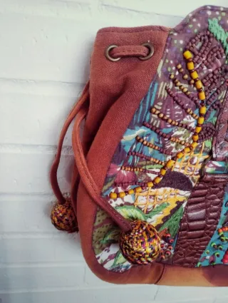 Bolso XL étnico multicolor