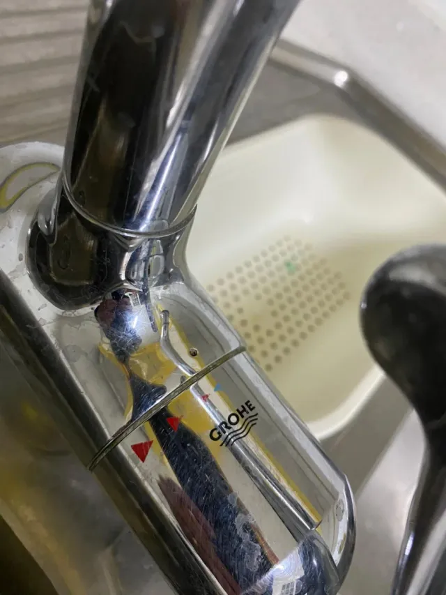 Grifo Cocina Plateado Flexible