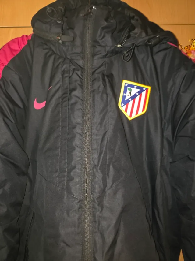 Abrigo Atlético de Madrid Nike Negro Rosa