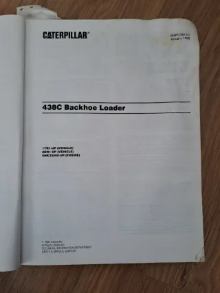 Manual de Taller piezas Caterpillar 438C