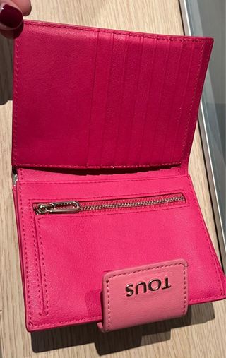 Cartera Tous Kaos Beige y Rosa