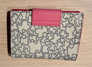Cartera Tous Kaos Beige y Rosa