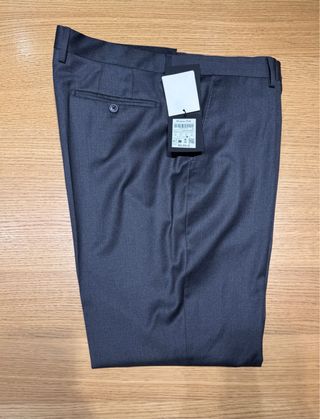 Pantalón Massimo Dutti Personal Tailoring Gris