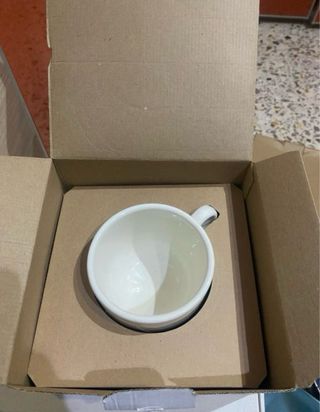 Set 4 Tazze Colazione Tognana con Piatto