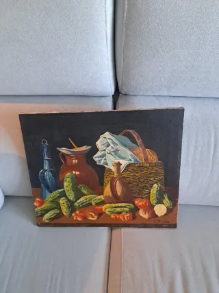 Olio su tela firmato: S. RECIO