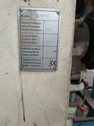 Curvadora de perfiles hidráulica 3 ejes