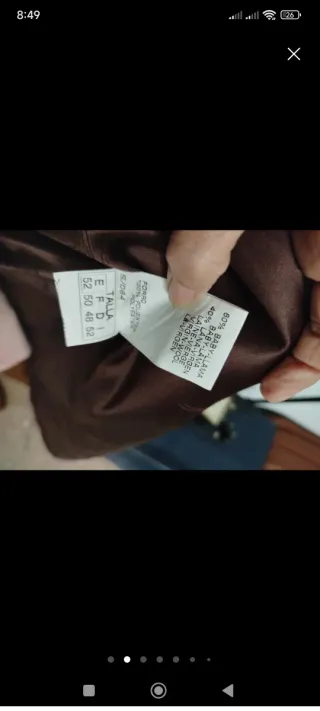 Abrigo Corinto alta calidad Tll 52 sin uso