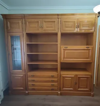 Mueble de salón modular madera