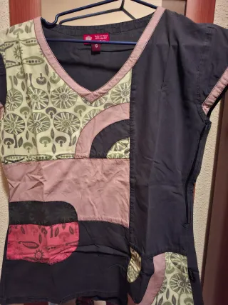 Blusa patchwork talla S