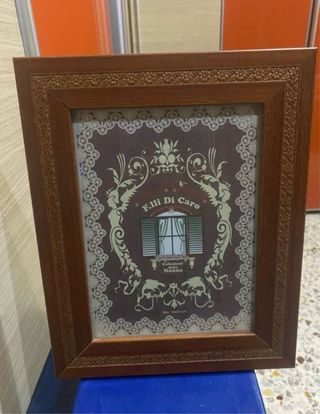 Cornice De Caro Legno Marrone